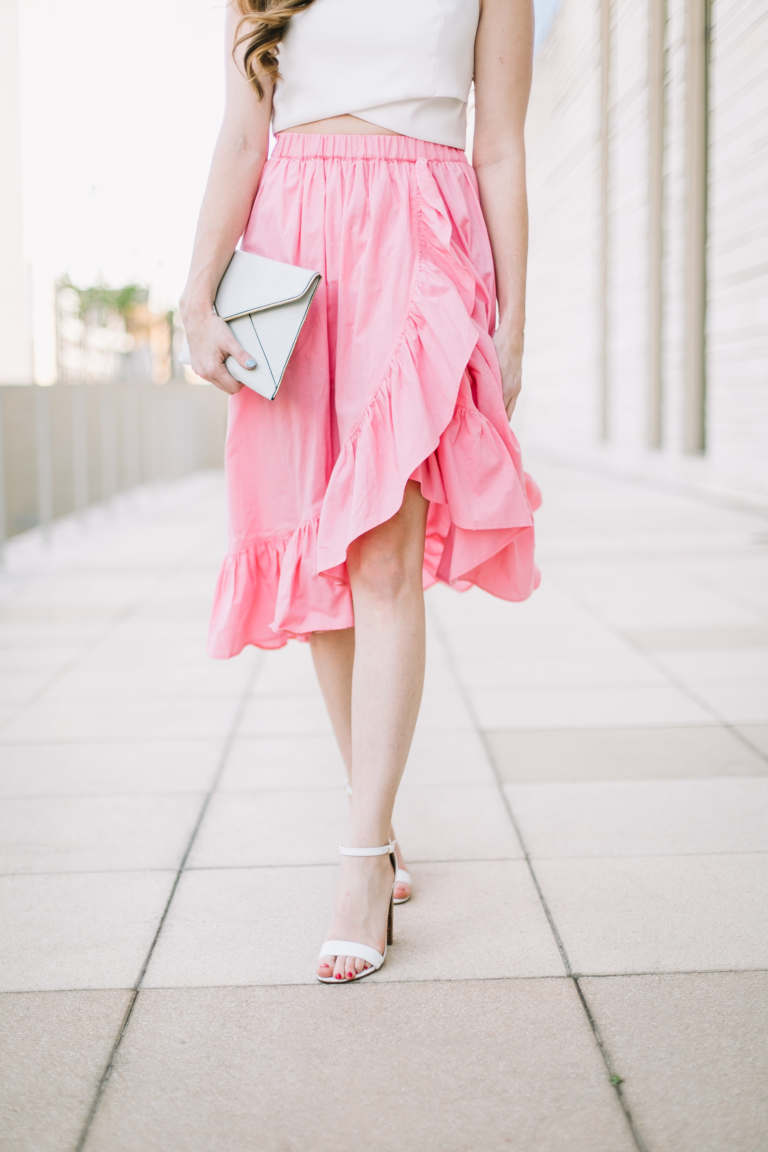 Too Cha-Cha for Words: A Pink Midi Skirt That Will Make You Smile - By ...